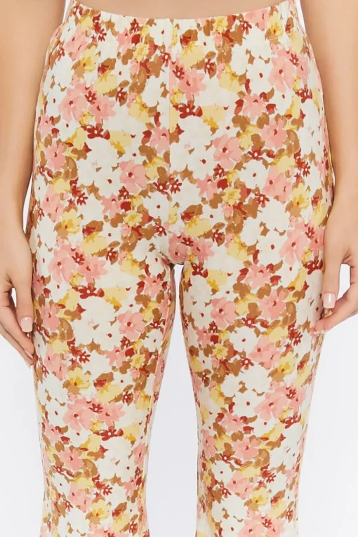 Jordyn Floral Print Flare Pants
