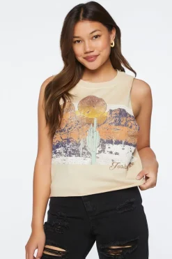 Joshua Tree Graphic Muscle Tee