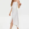 Kendall + Kylie Linen-Blend Skirt
