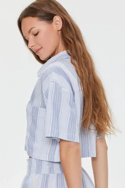 Kendall + Kylie Linen-Blend Shirt
