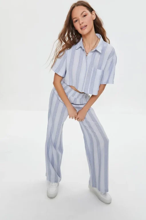 Kendall + Kylie Linen-Blend Shirt