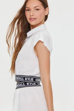 Kendall + Kylie Poplin Shirt