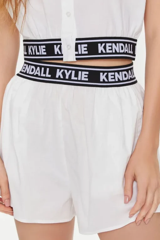 Kendall + Kylie Poplin Shirt