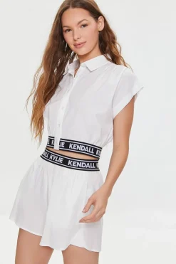 Kendall + Kylie Poplin Shorts