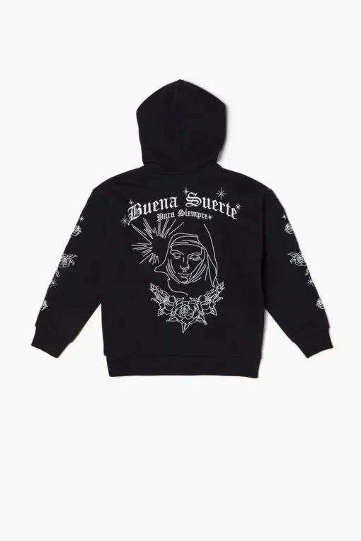 Kids Buena Suerte Graphic Hoodie (Girls + Boys)