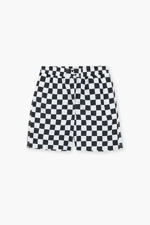 Kids Checkered Swim Trunks (Girls + Boys)