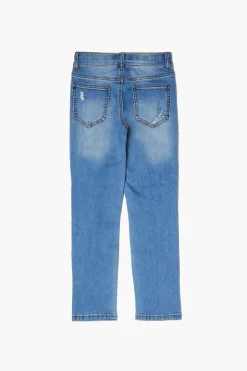 Kids Distressed Slim-Fit Jeans (Girls + Boys)