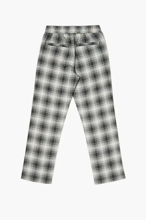 Kids Drawstring Plaid Pants (Girls + Boys)