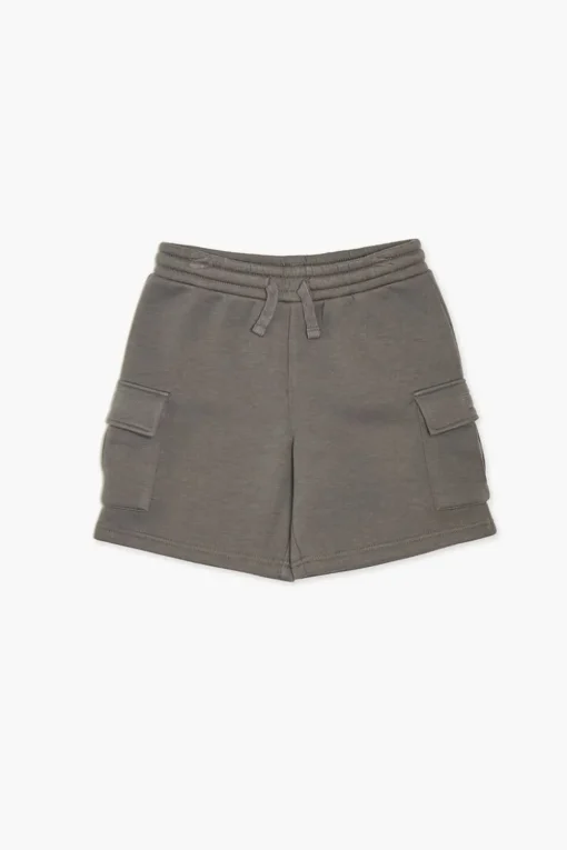 Kids Fleece Cargo Shorts (Girls + Boys)