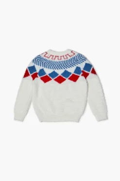 Kids Fuzzy Geo Sweater (Girls + Boys)