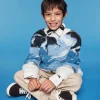 Kids Fuzzy Mountain Graphic Sweater (Girls + Boys)