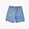 Kids Happy Face Denim Shorts (Girls + Boys)