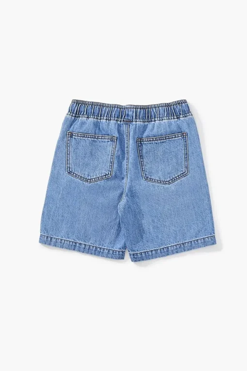 Kids Happy Face Denim Shorts (Girls + Boys)