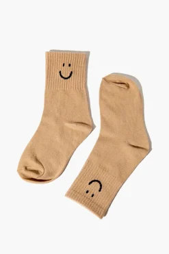 Kids Happy Face Graphic Crew Socks (Girls + Boys)