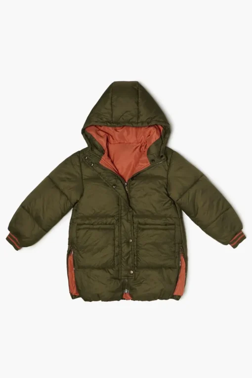Kids Hooded Puffer Coat (Girls + Boys)
