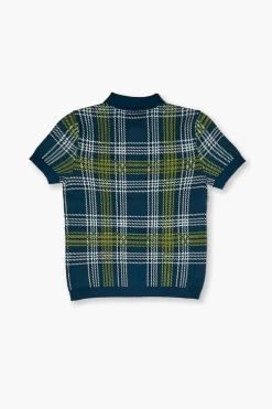 Kids Plaid Polo Shirt (Girls + Boys)
