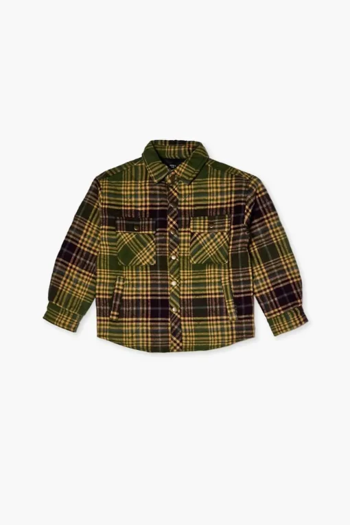 Kids Plaid Shacket (Girls + Boys)