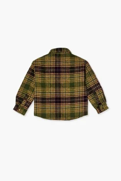 Kids Plaid Shacket (Girls + Boys)