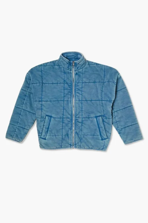 Kids Quilted Zip-Up Jacket (Girls + Boys)