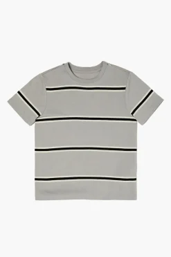 Kids Striped Crew Tee (Girls + Boys)