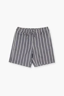 Kids Striped Drawstring Shorts (Girls + Boys)