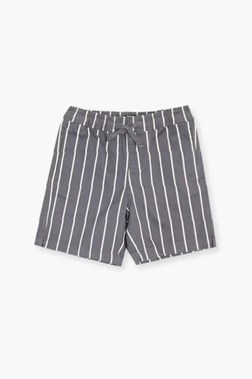 Kids Striped Drawstring Shorts (Girls + Boys)
