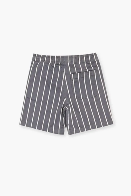 Kids Striped Drawstring Shorts (Girls + Boys)