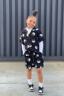 Kids Yin Yang Print Shirt (Girls + Boys)