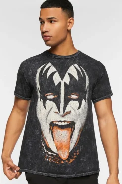Kiss Mineral Wash Graphic Tee