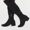 Knee-High Faux Suede Boots (Wide)