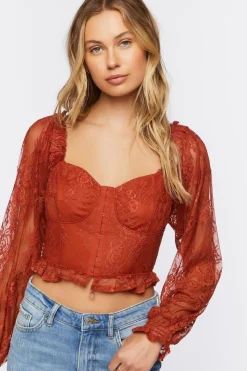 Lace Corset Crop Top