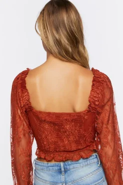 Lace Corset Crop Top