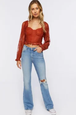 Lace Corset Crop Top
