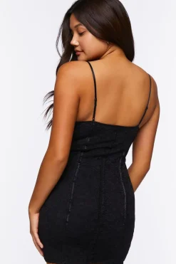 Lace Seamed Mini Dress
