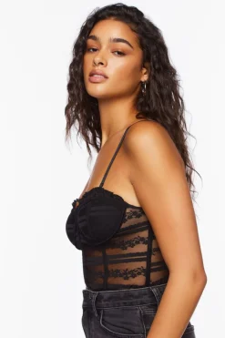 Lace Sweetheart Lingerie Bodysuit