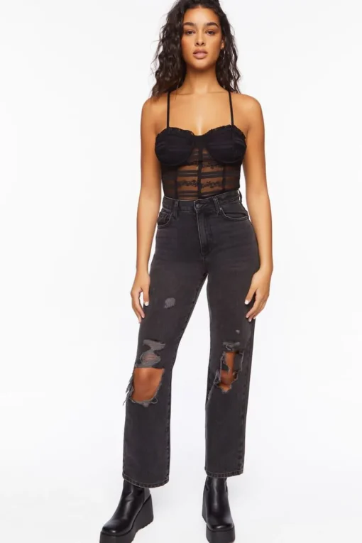 Lace Sweetheart Lingerie Bodysuit