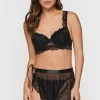 Lace-Trim Bra & Panty Lingerie Set