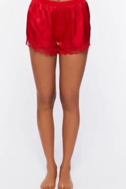 Lace-Trim Cami & Shorts Pajama Set