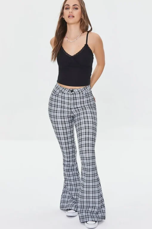 Lace-Trim Cropped Cami