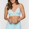 Lace-Trim Lounge Shorts