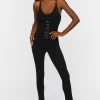 Lace-Up Cami Jumpsuit
