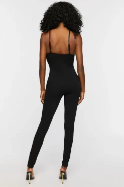Lace-Up Cami Jumpsuit