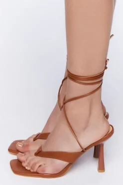 Lace-Up Stiletto Heels