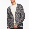 Lattice Cardigan Sweater