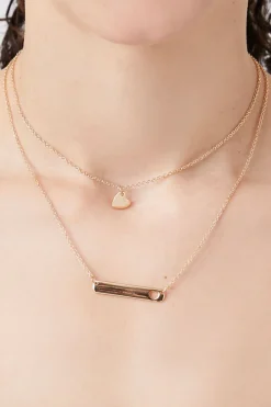 Layered Bar Pendant Necklace