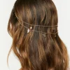 Layered Butterfly & Faux Gem Head Chain