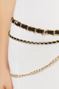 Layered Curb Chain Belt
