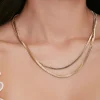 Layered Snake Chain Necklace