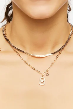 Layered Star Pendant Necklace