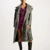 Leopard Print Duster Coat